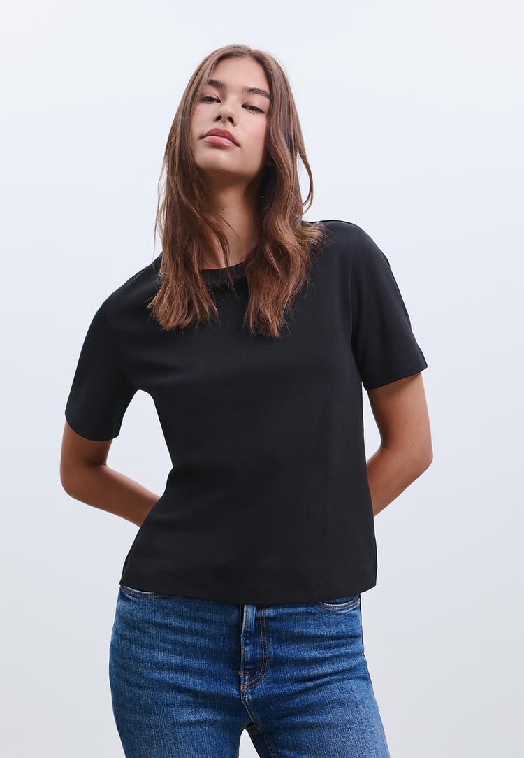 camiseta basica regular fit heavy weight