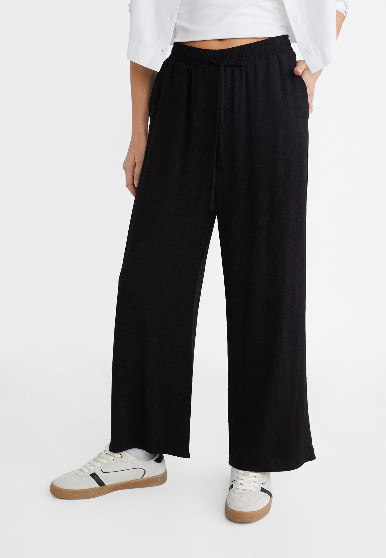 Rustic culottes — Black