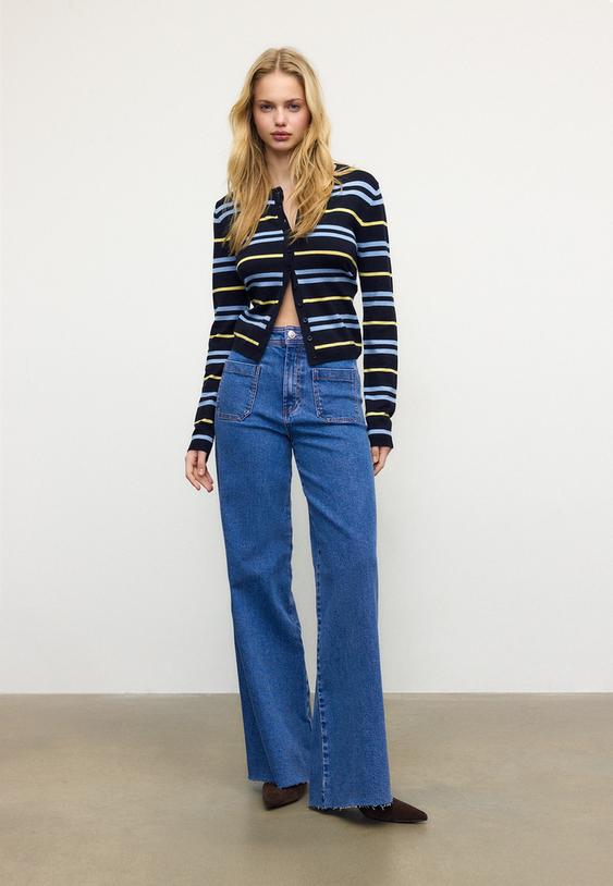 jeans straight fit bolsillos