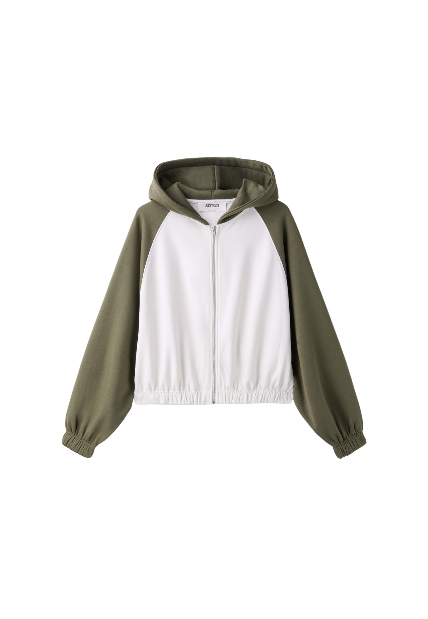 Zip-up hoodie — Khaki