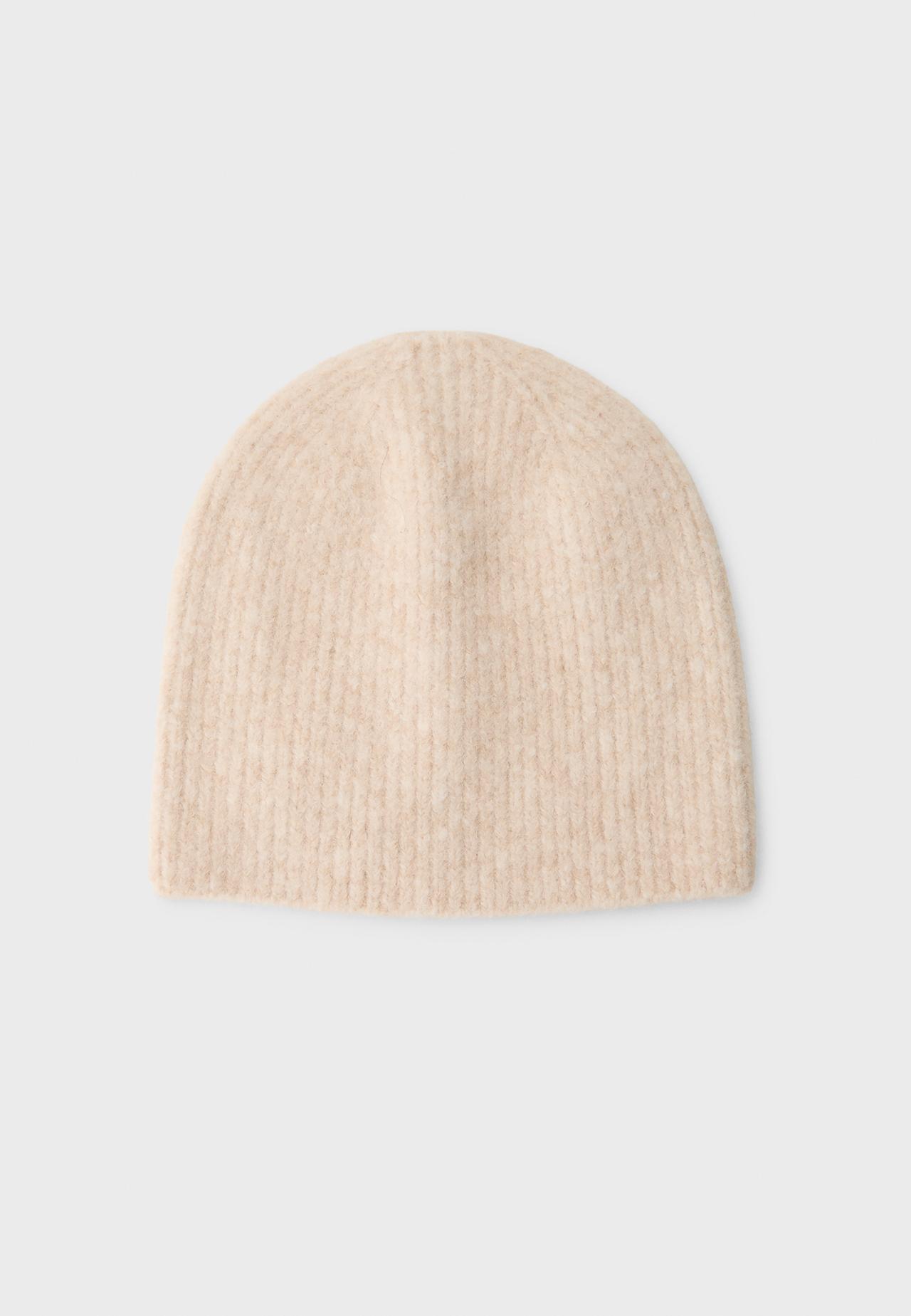 Basic beanie without turn-up — Ecru