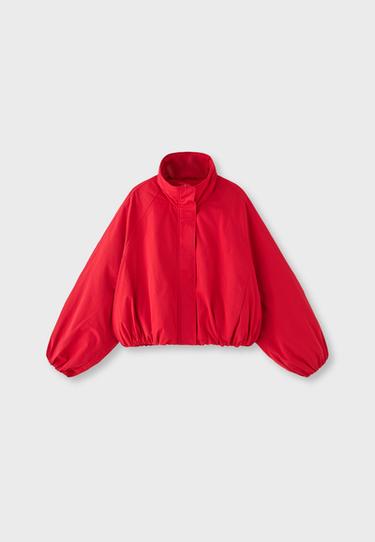 Technical bomber jacket — Red 5