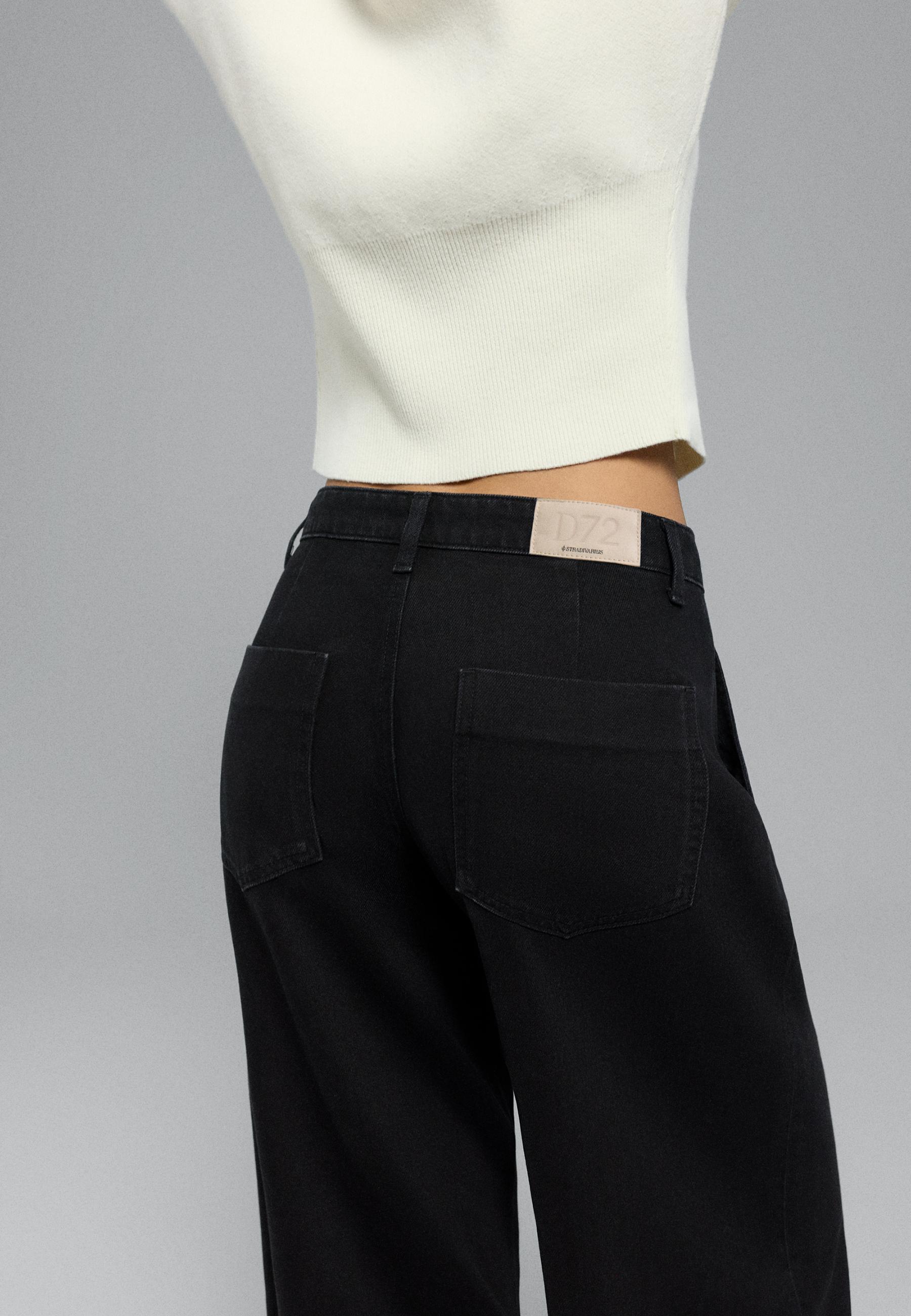 D72 Sarouel jeans — BLACK DENIM WASH