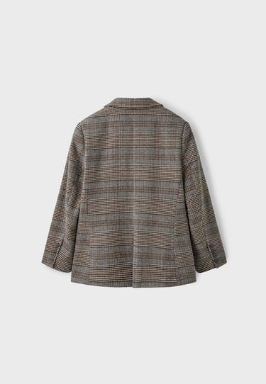 Basic wool-blend blazer — Brown 8