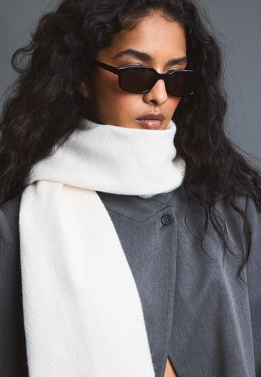 Basic scarf — Ecru 4