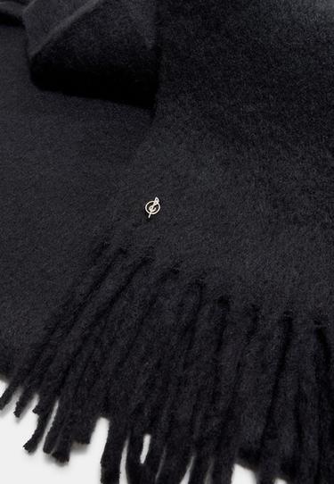 Medium basic scarf — Black 6