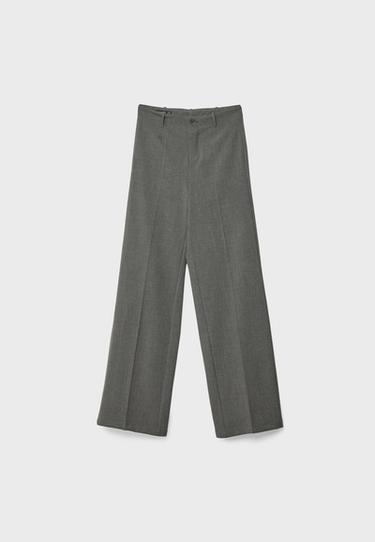Wide-leg trousers — Dark grey 7