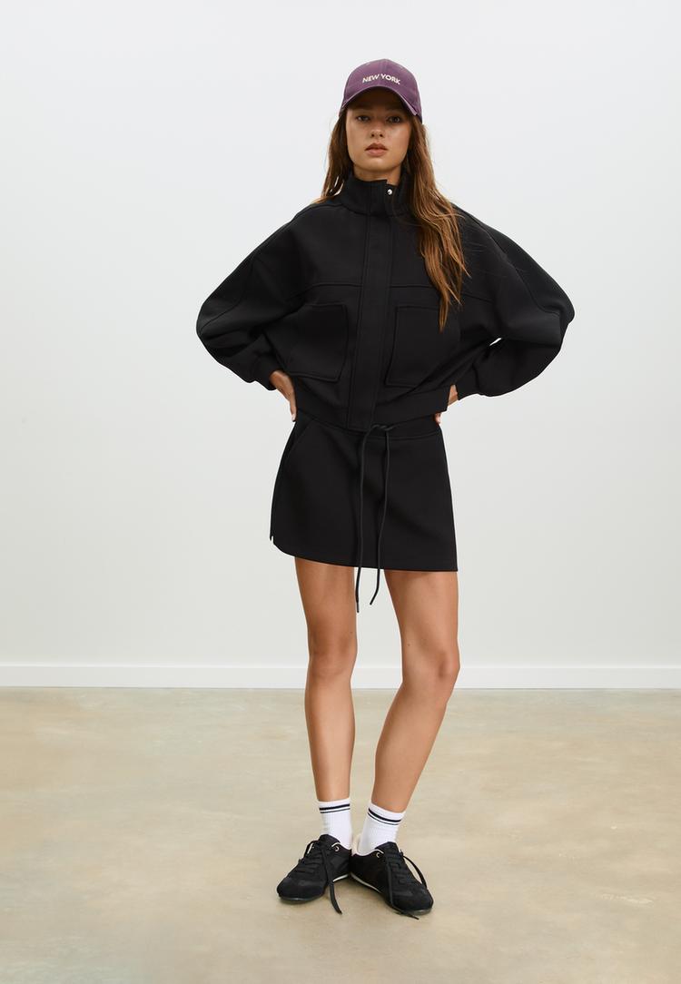 jupe culotte a cordons