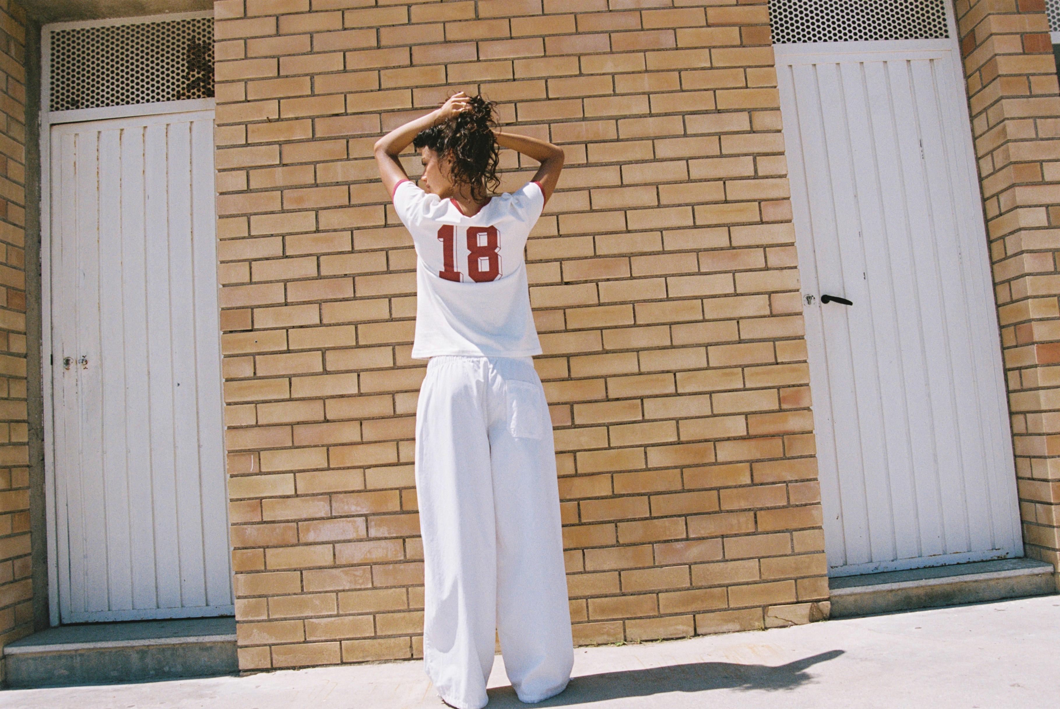 Printed T-shirt — Red