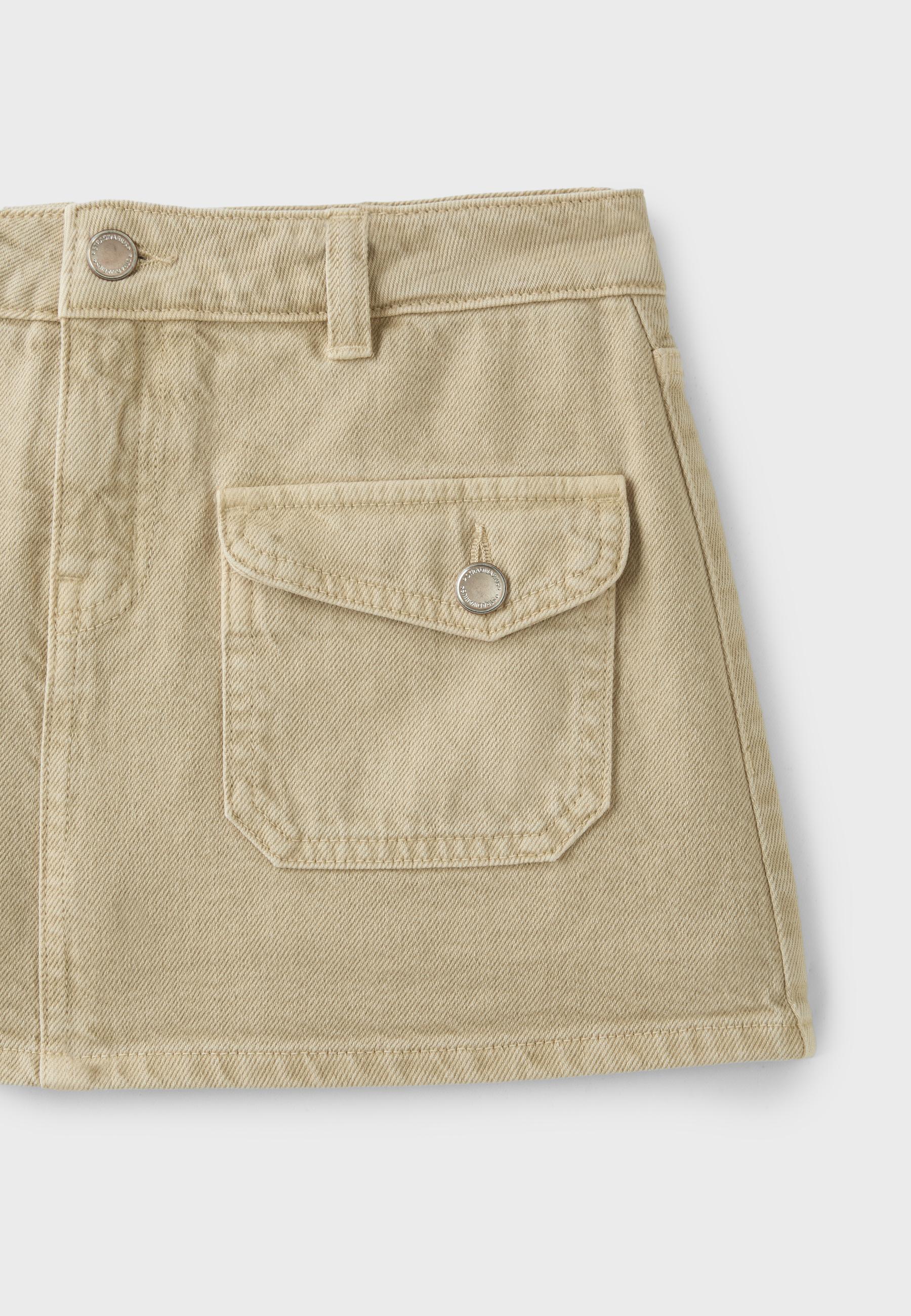 Cargo skort — Beige