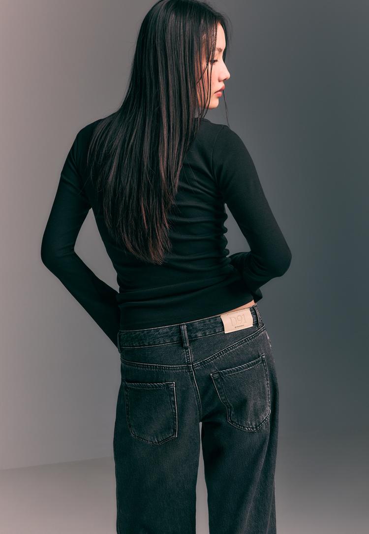 basic klos kollu tisort