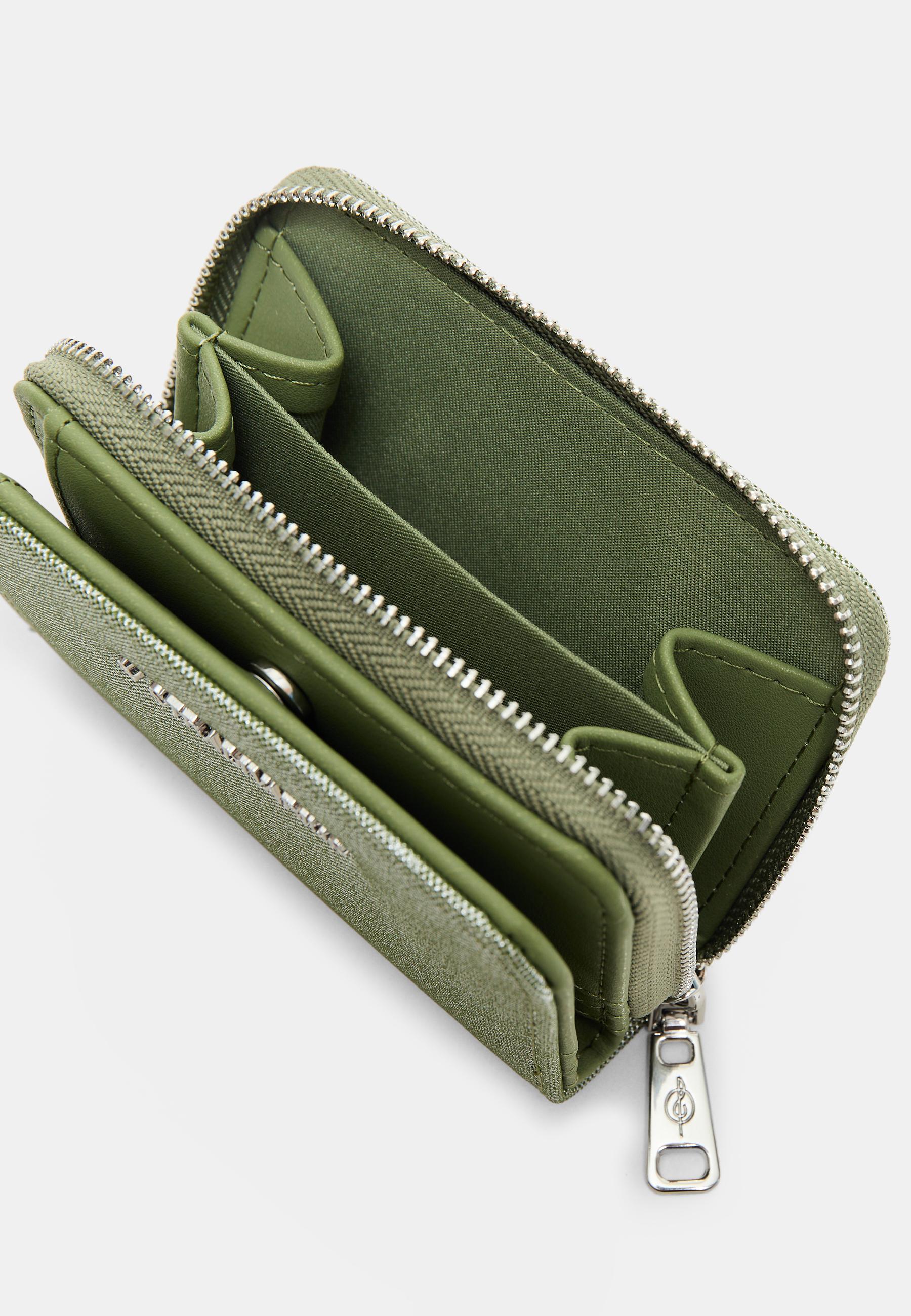 Shimmery rectangular purse — Khaki