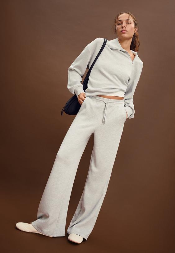 pantalon jogger palazzo tacto suave