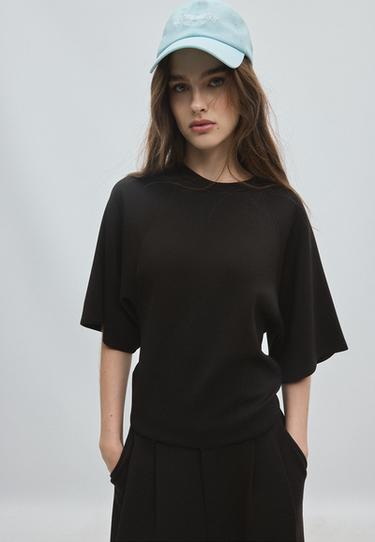 Soft-touch short sleeve T-shirt — Black 3