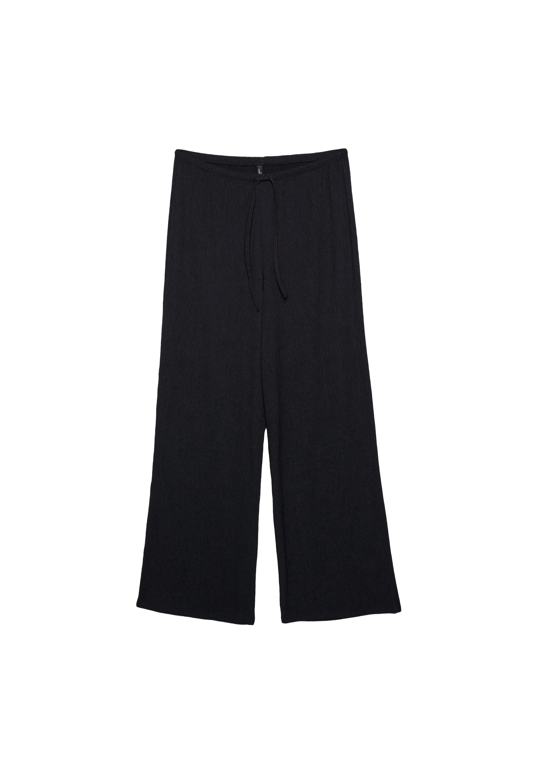 Kırışık görünümlü straight fit pantolon - Görsel 9