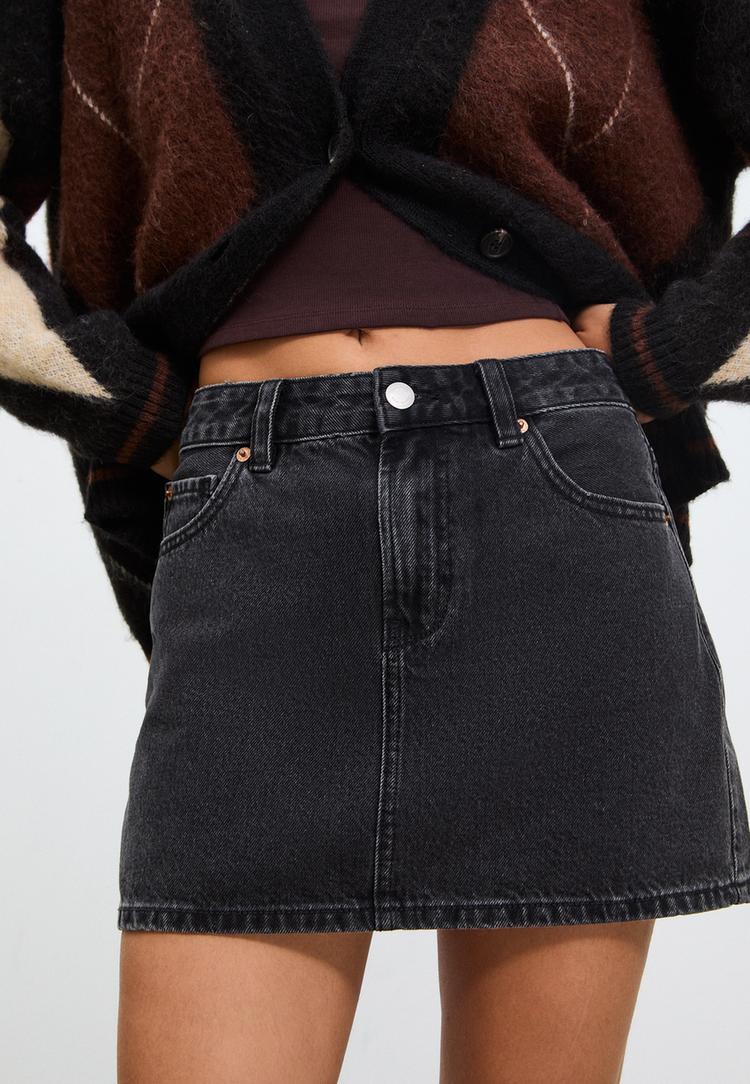 d60 falda mini denim