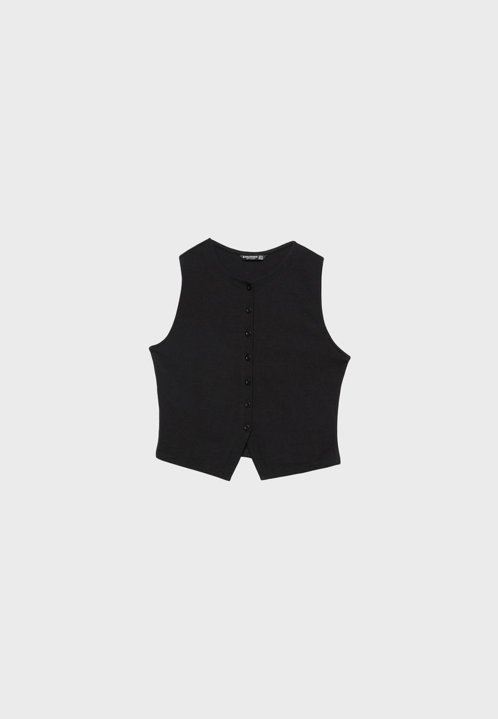 Camiseta básica botones