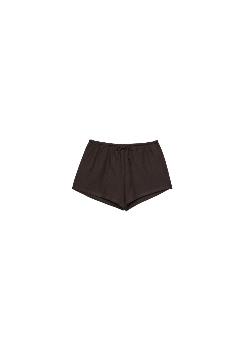 Shorts cordón con lino