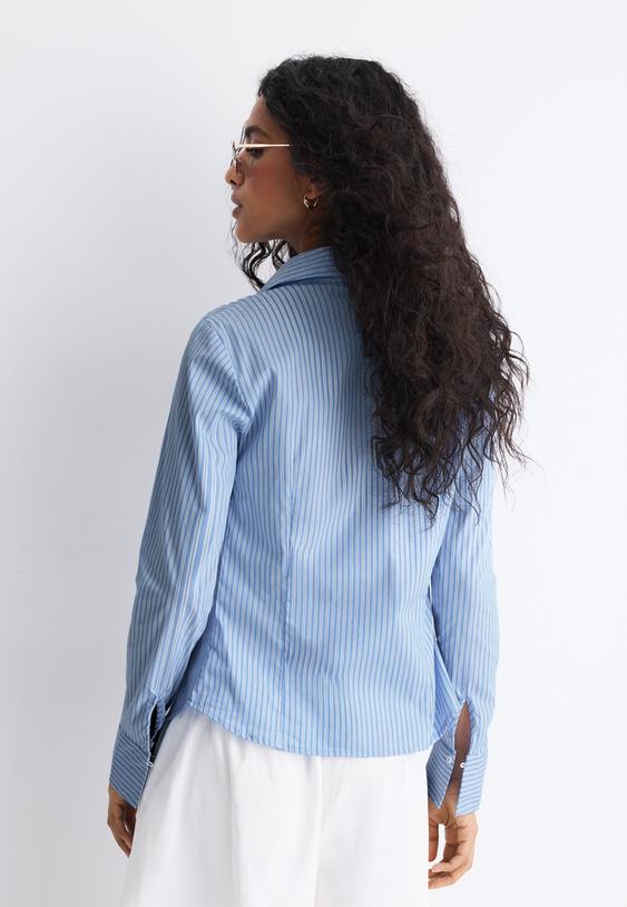 camisa basica fitted rayas