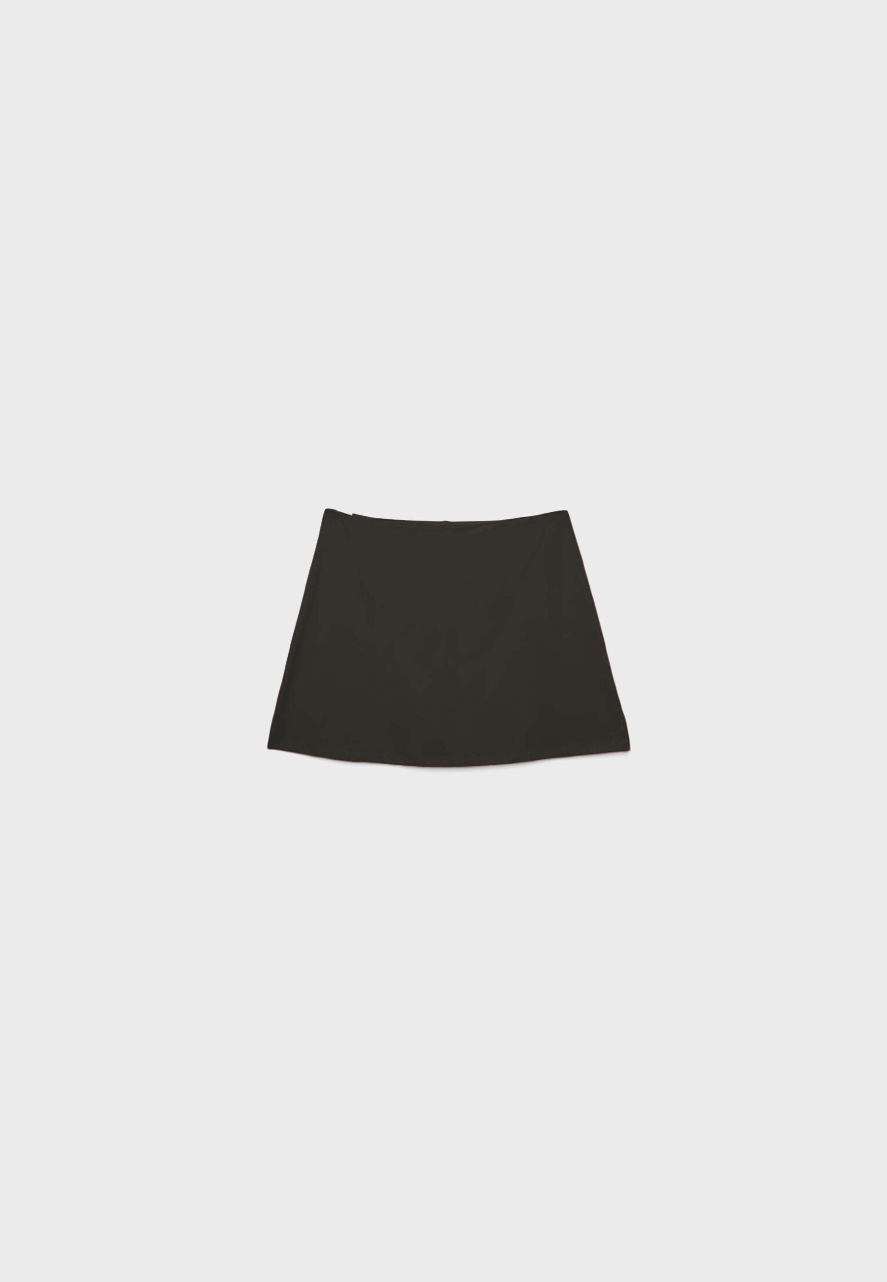 Short sports skort — Black