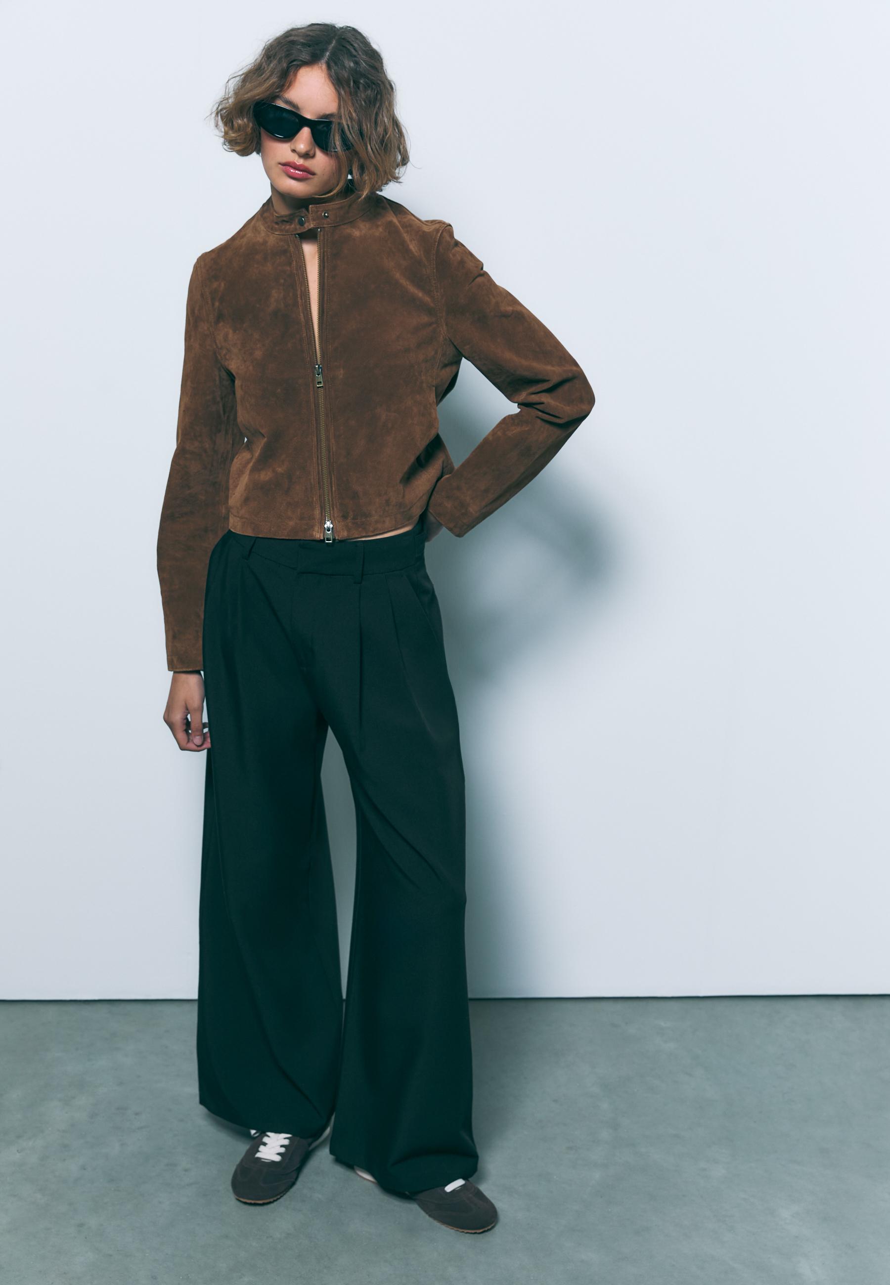 Pantalon super wide ajustable - Pantalons femme | Stradivarius France