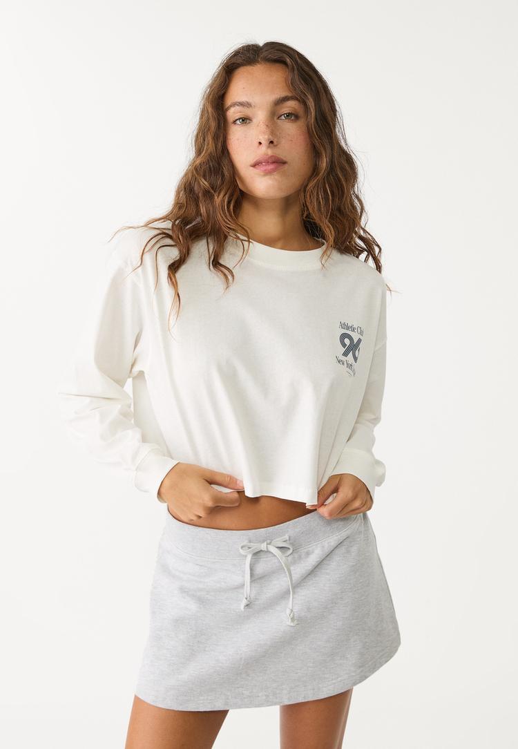 camiseta cropped 96