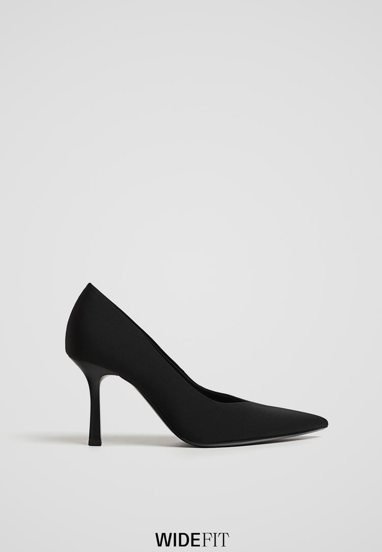 wide fit zapatos tacon tipo salon