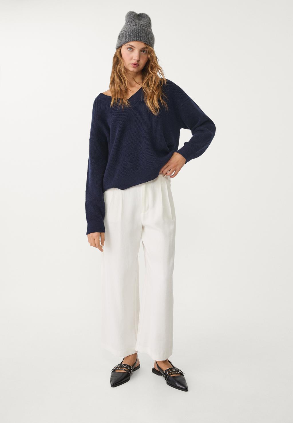 Pleated culottes