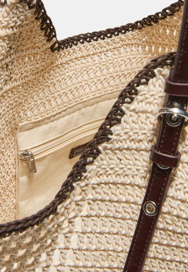 Crochet shoulder bag — Ecru 6