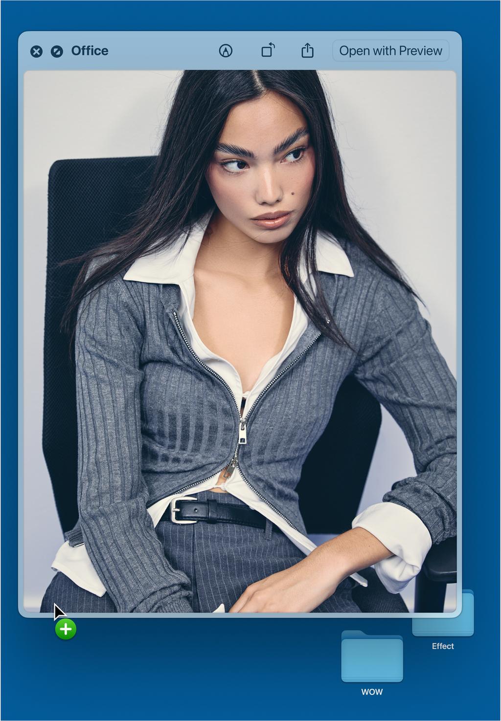 Chaqueta de punto cremallera