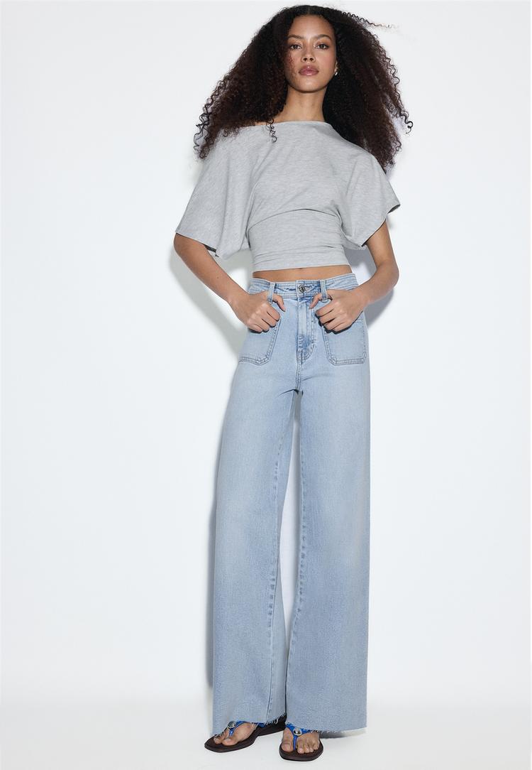 Stradivarius Straight Fit Farmer, Zsebekkel 0-700 44