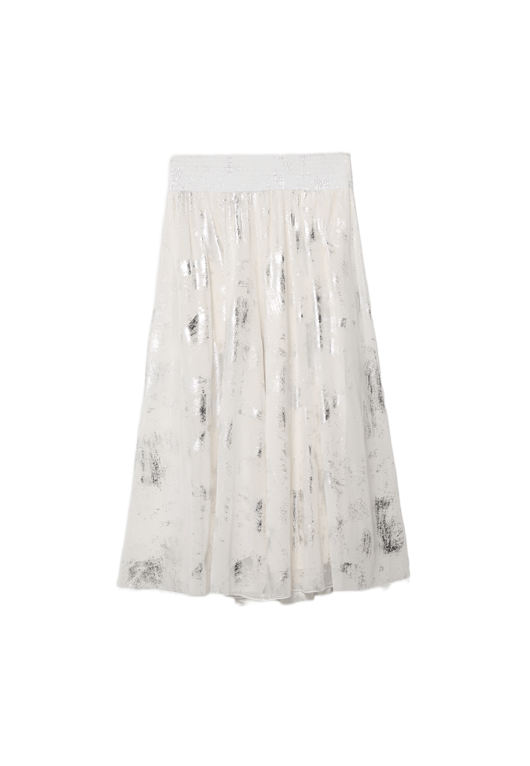 Foil culottes — Ecru
