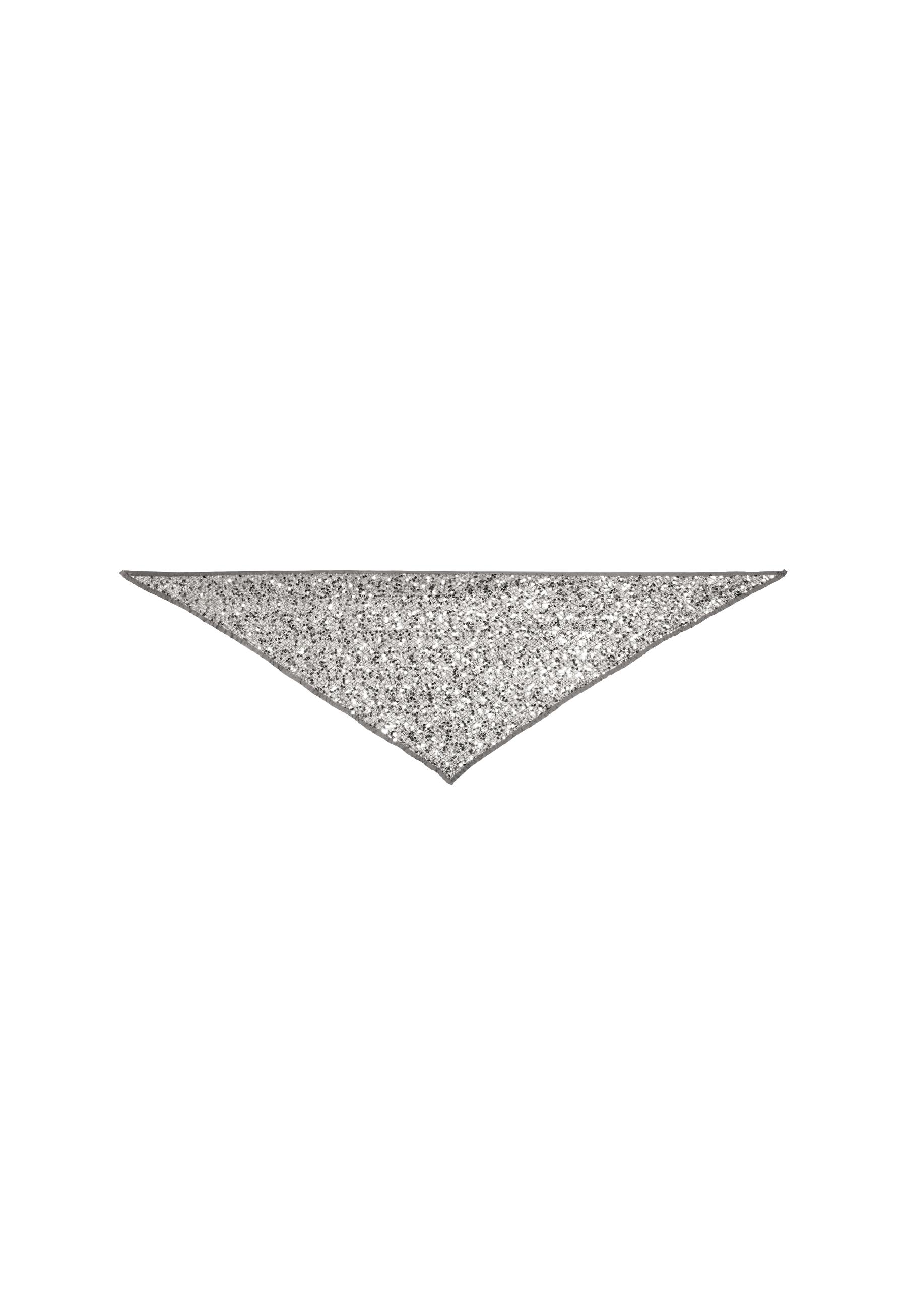 Sequin net scarf — Grey