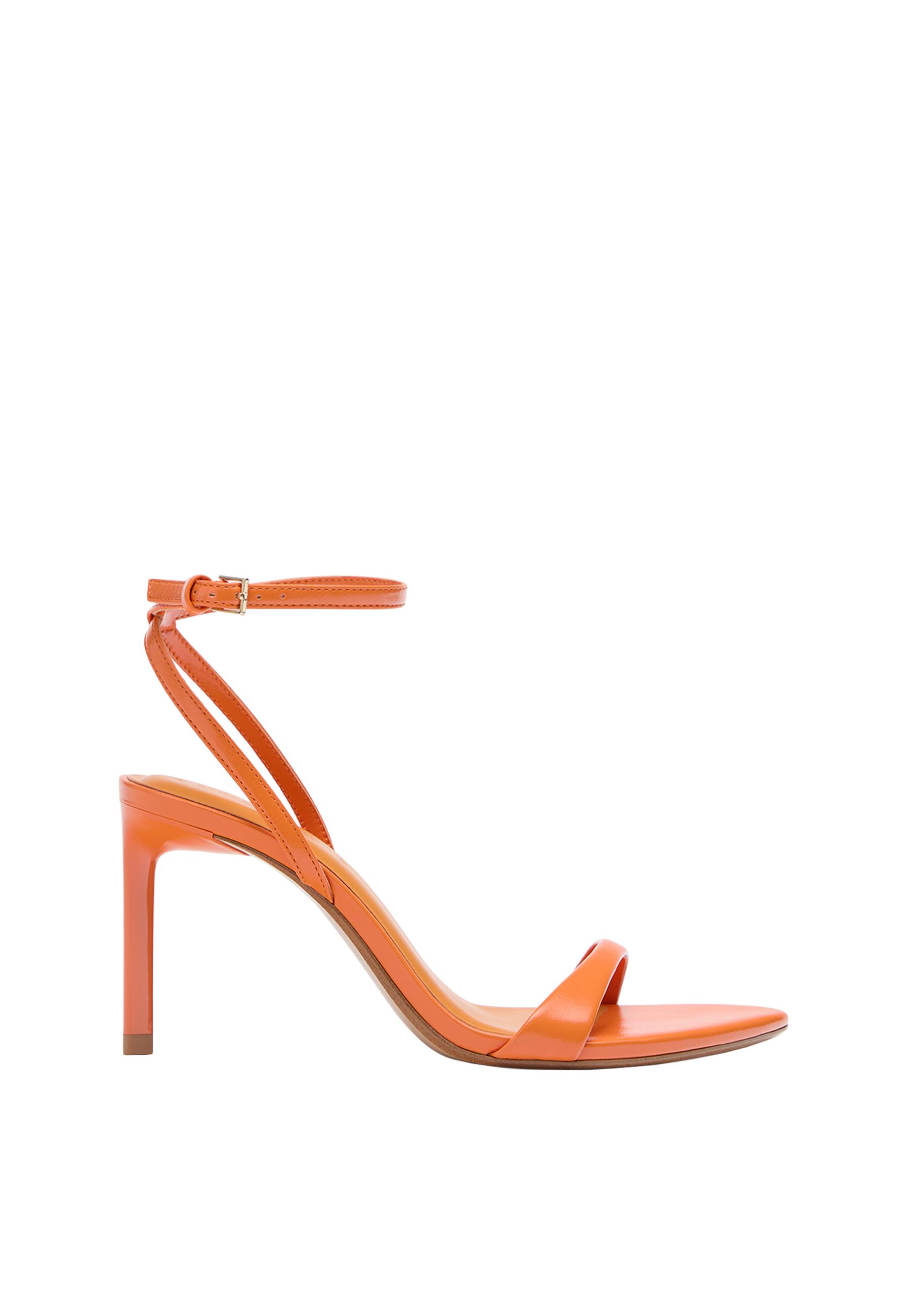 Stiletto heeled sandals — ORANGE 