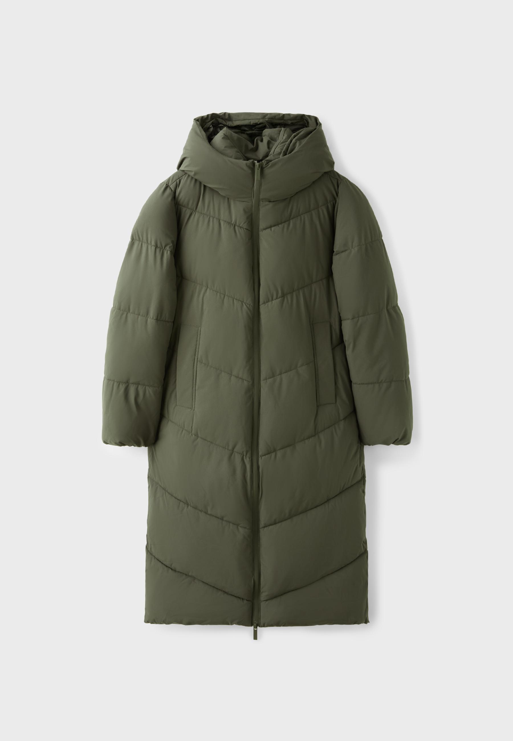 Basic padded coat — Khaki