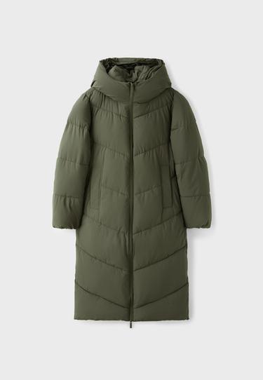 Basic puffer coat — Khaki 8