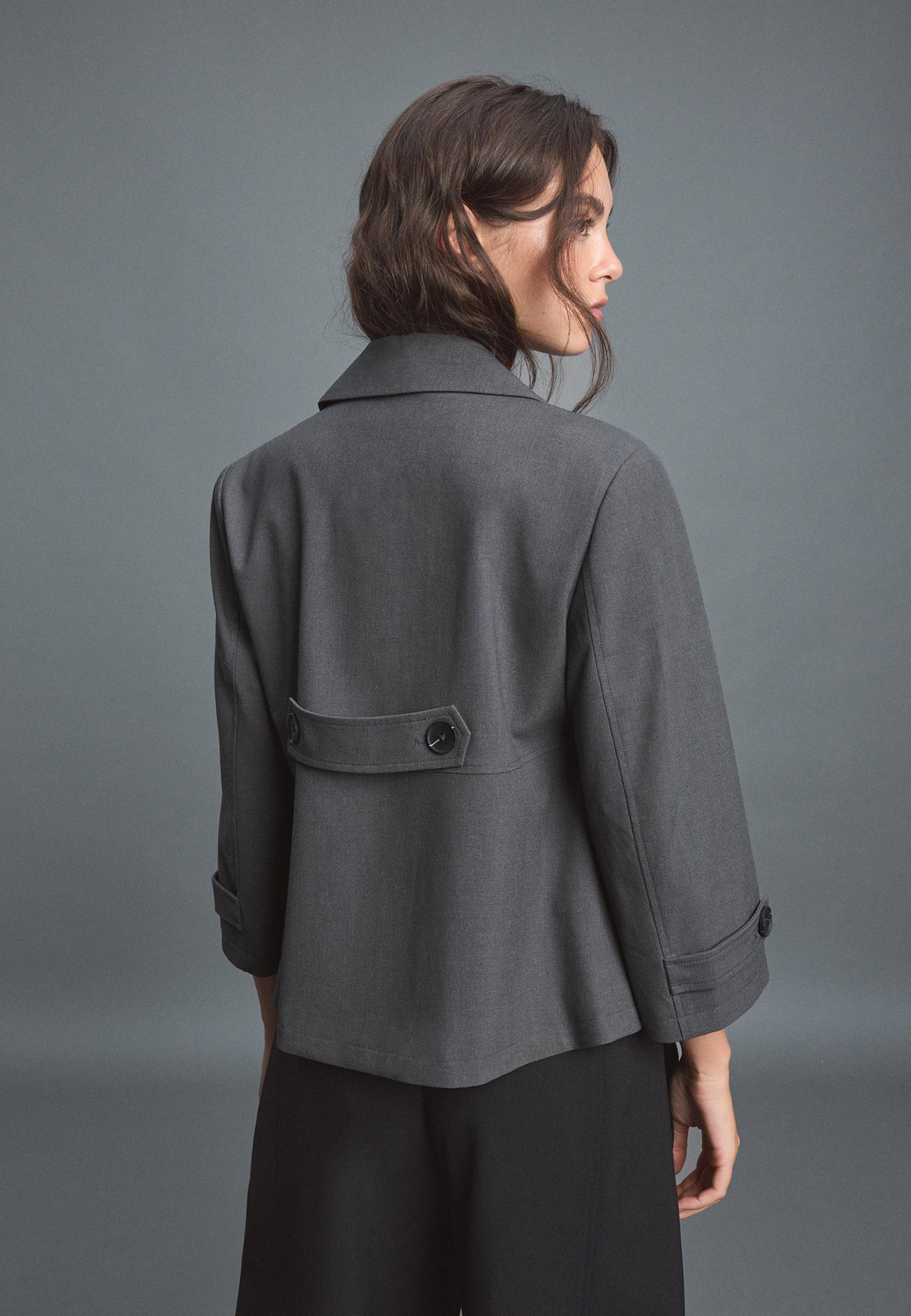 Retro blazer — Grey