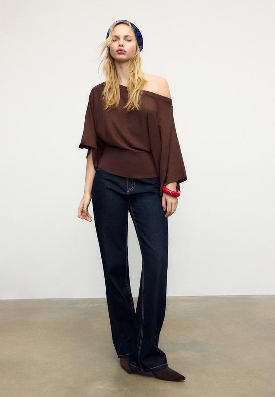 yarasa kollu triko kazak