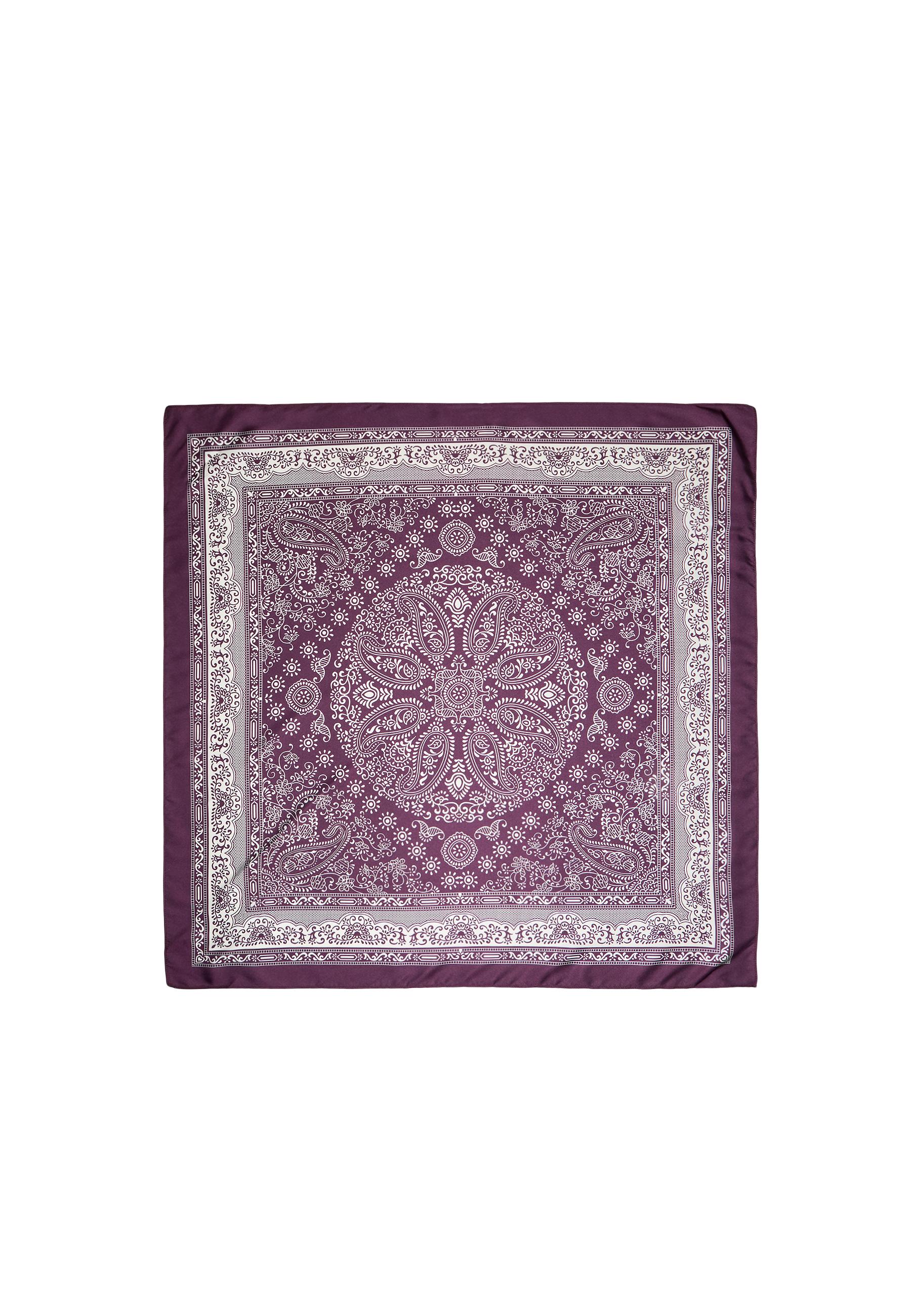 Small paisley scarf — Burgundy