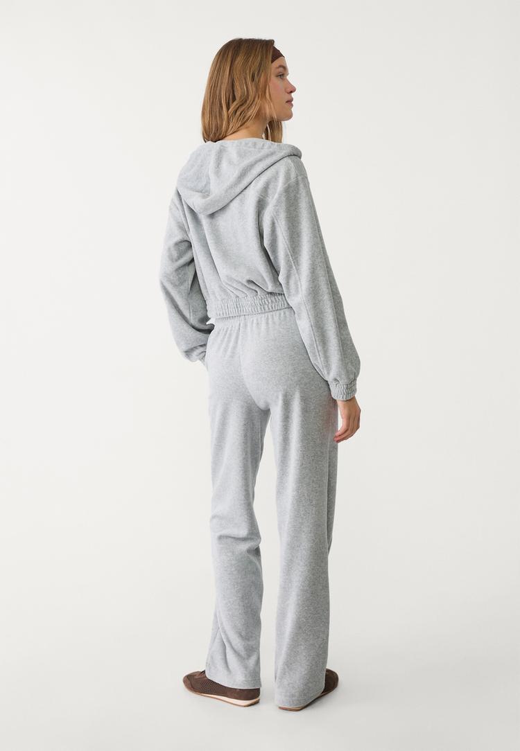 pantalon jogger terciopelo