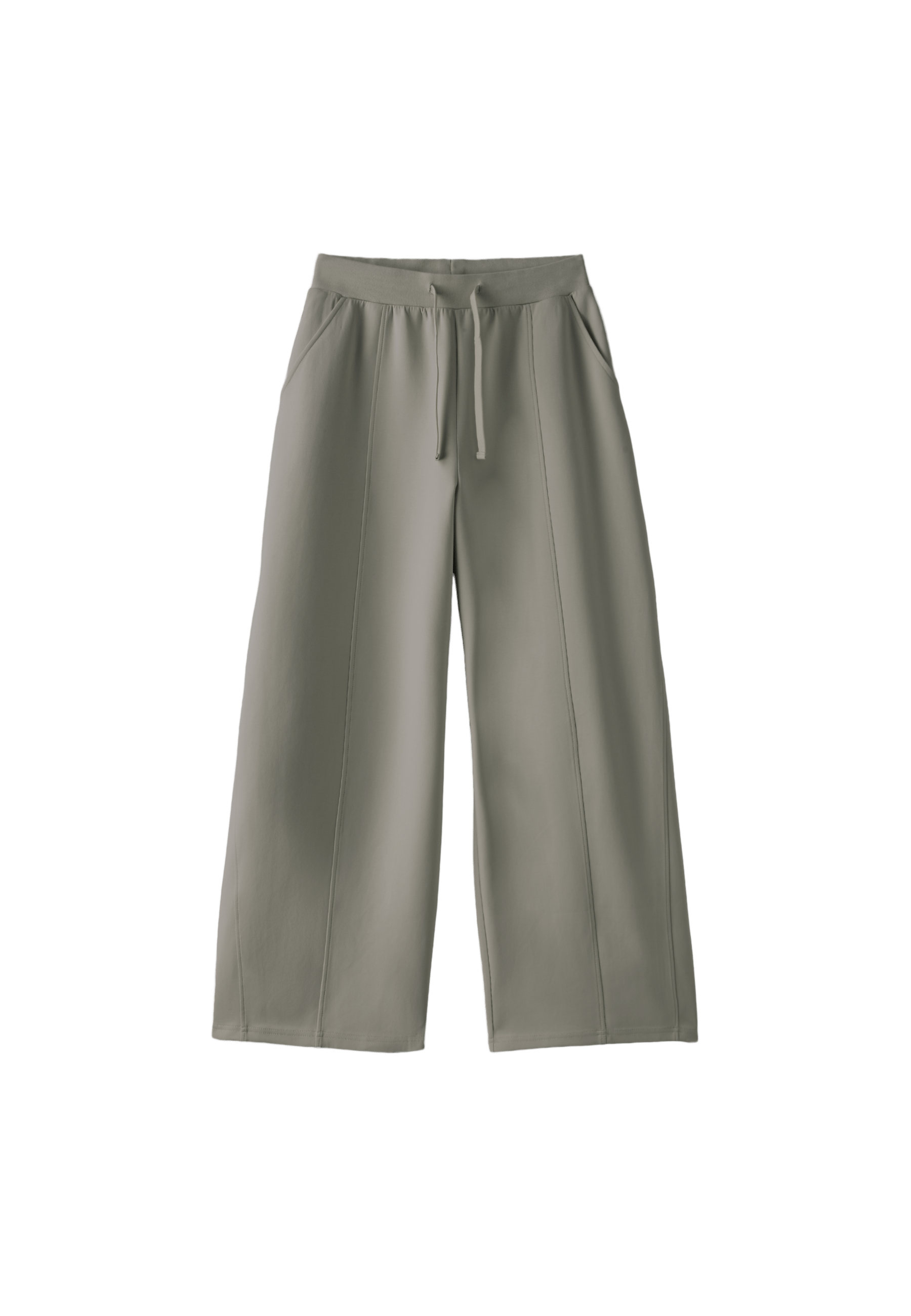 Wide-leg barrel jogger trousers — Brown