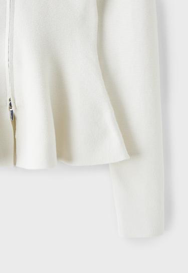 Peplum knit sweater — Ice 9