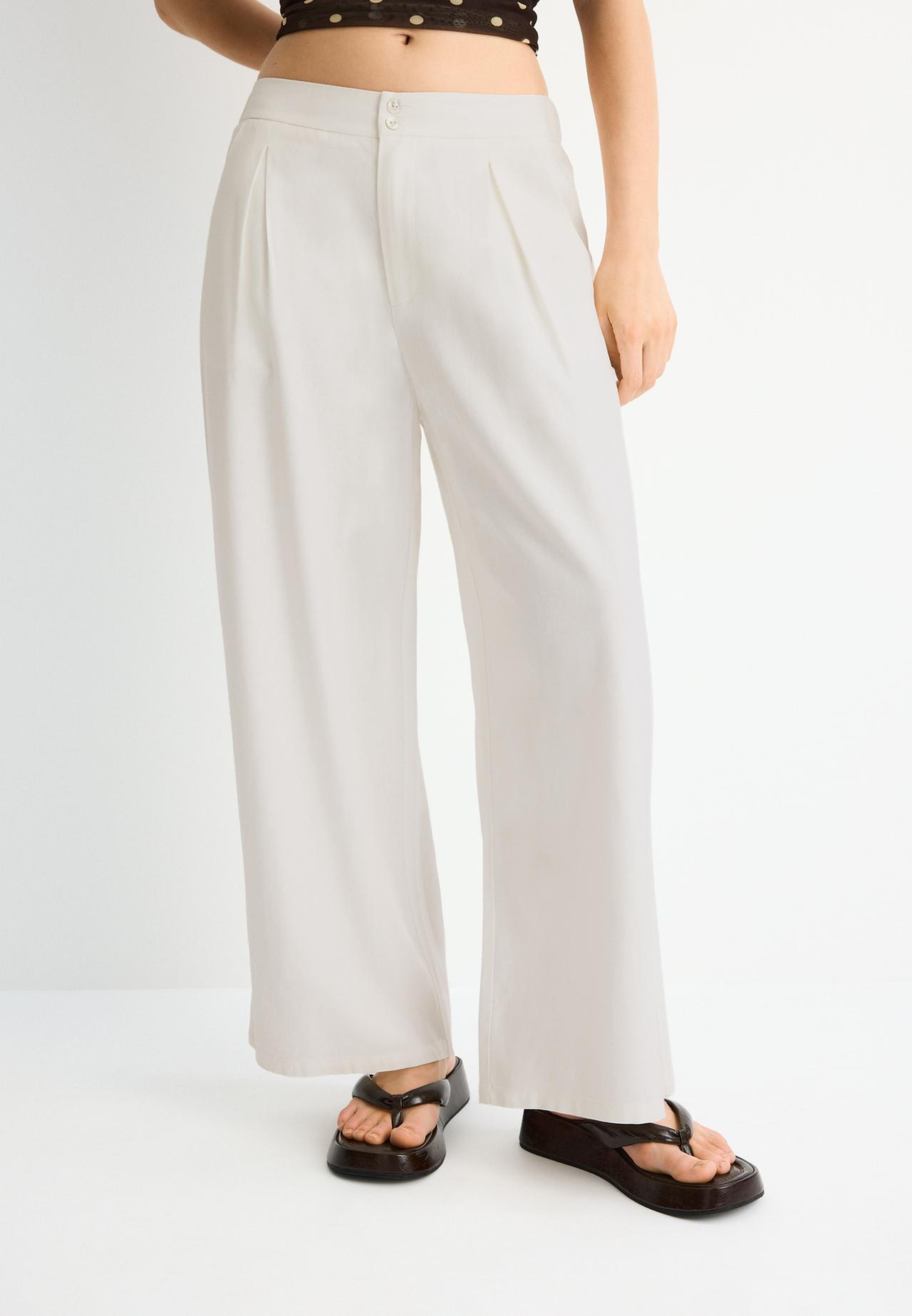 Rustic culottes — Ecru