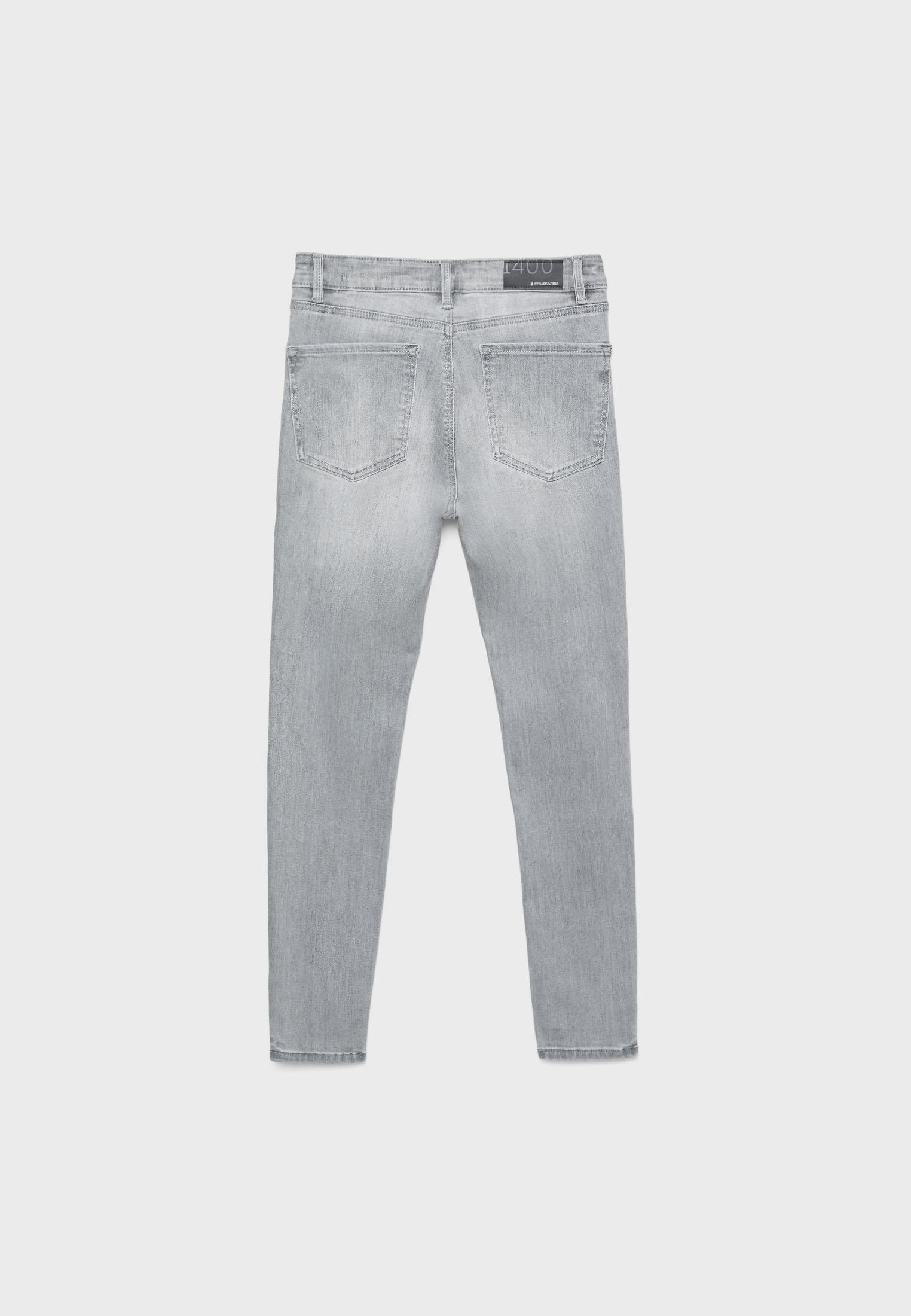 D07 normal bel skinny jean - Görsel 8