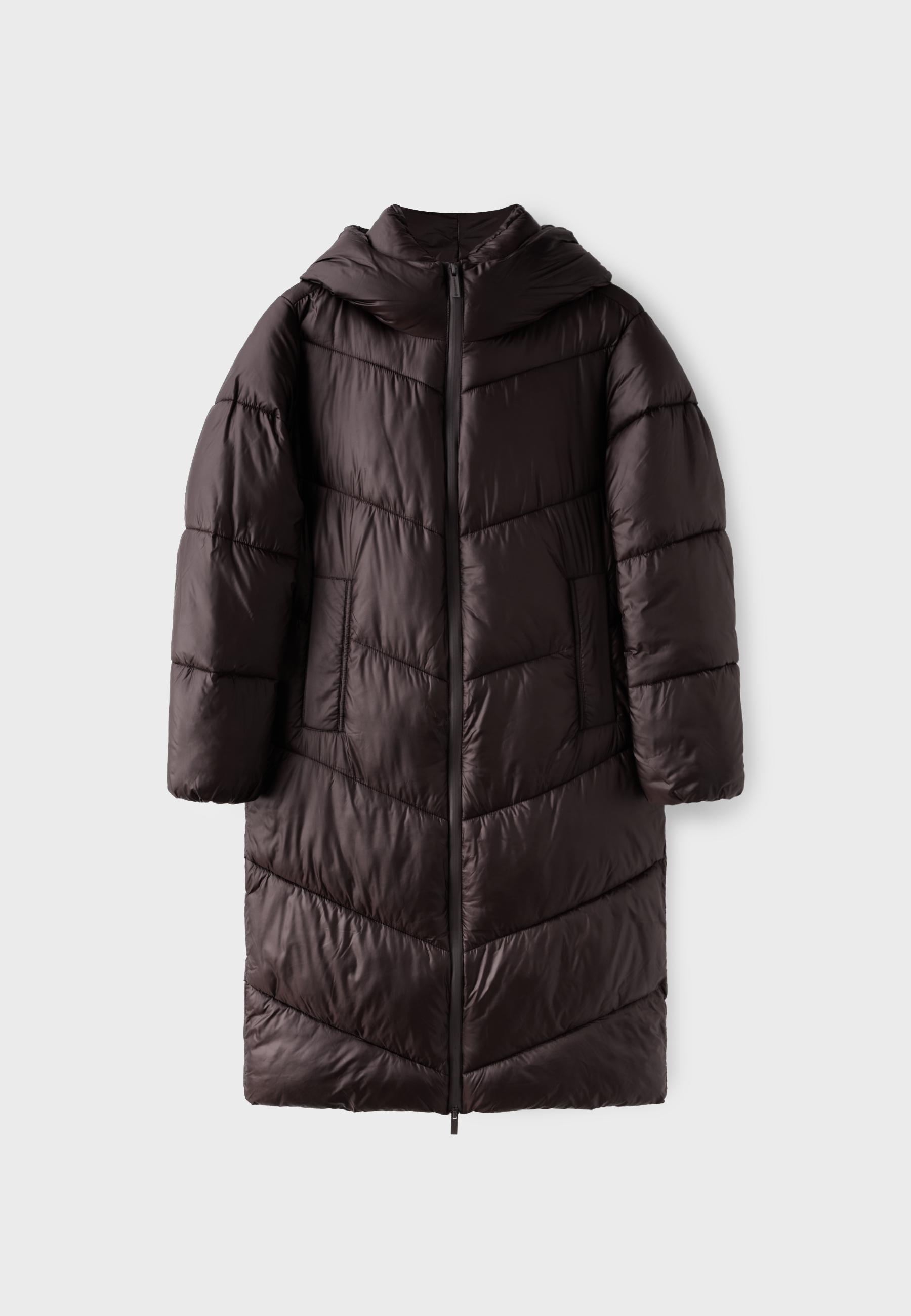 Stradivarius Basic kapitone kaban görsel 2
