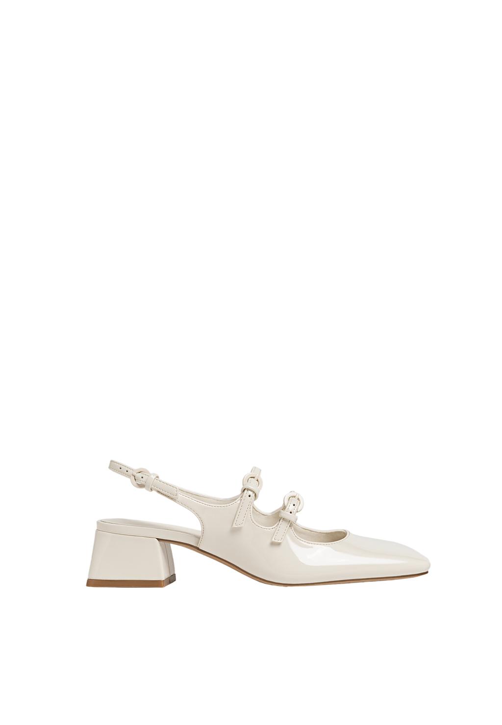 Ballerines ouvertes type Mary Jane