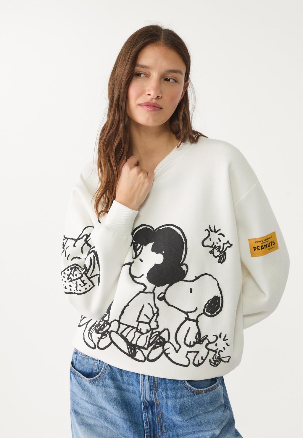 Sweatshirt med Peanuts