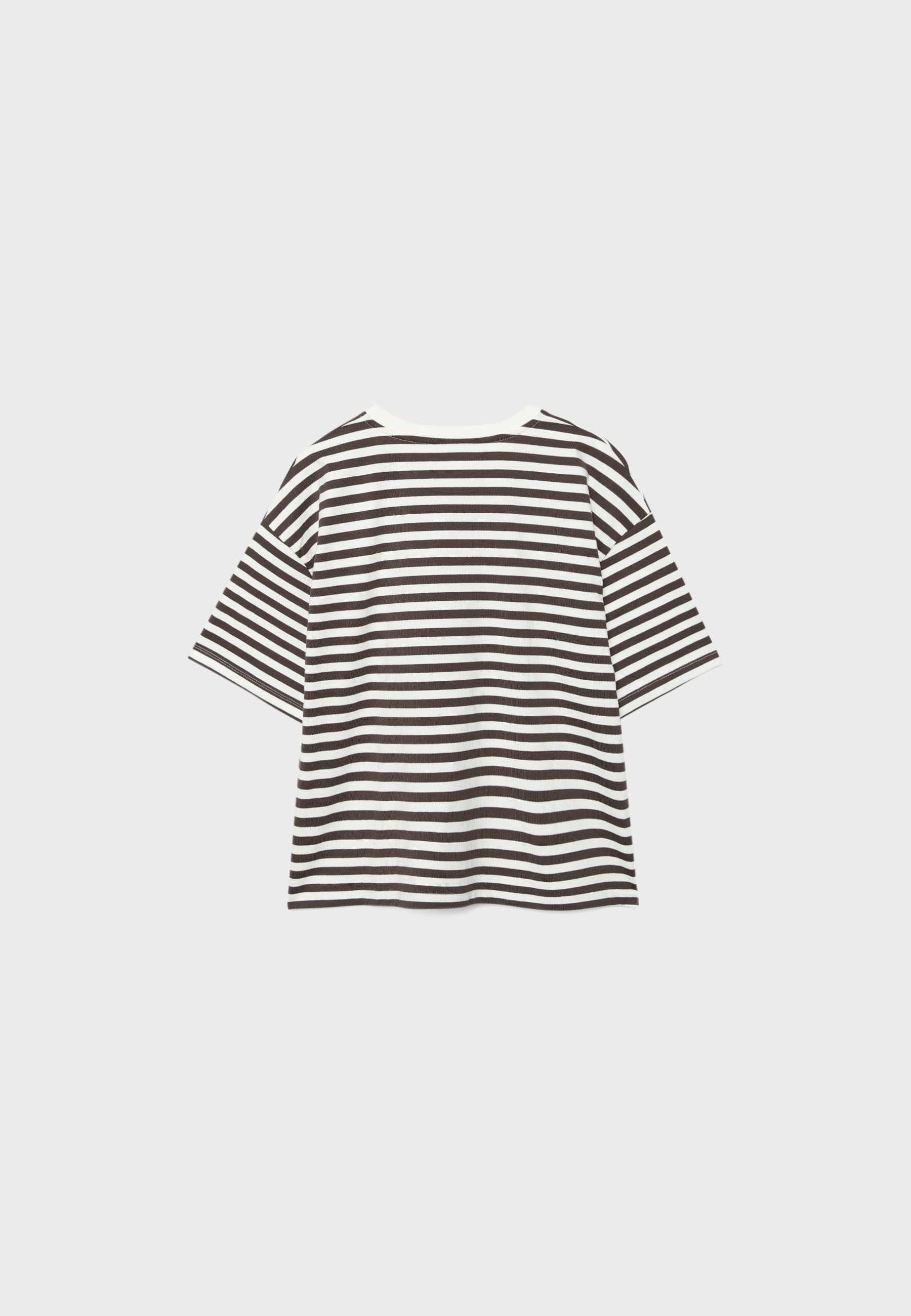 Boxy short sleeve T-shirt — Ecru