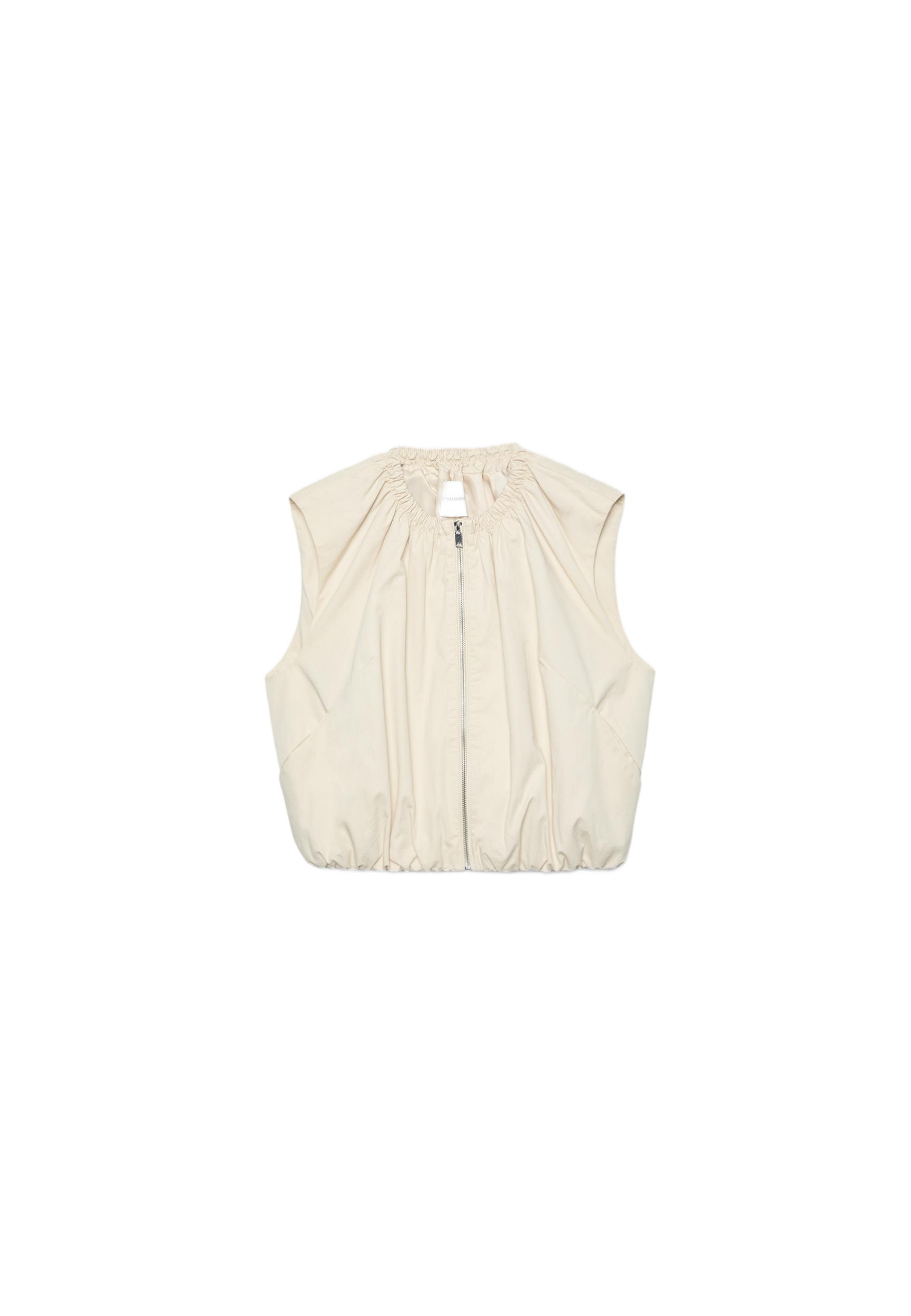Balloon waistcoat — Stone