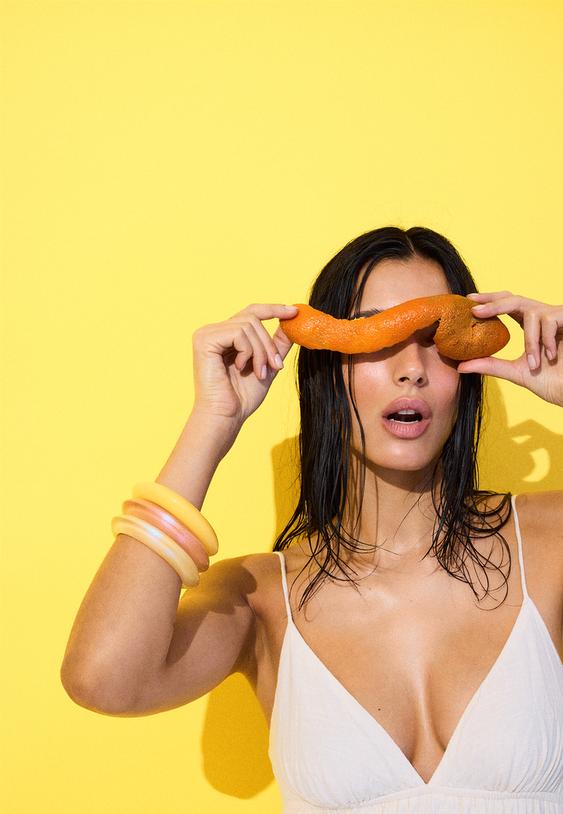 conjunto 3 pulseiras acetato brilho